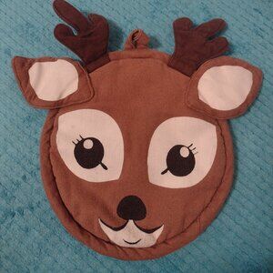 Cute reindeer pot holder - Xmas